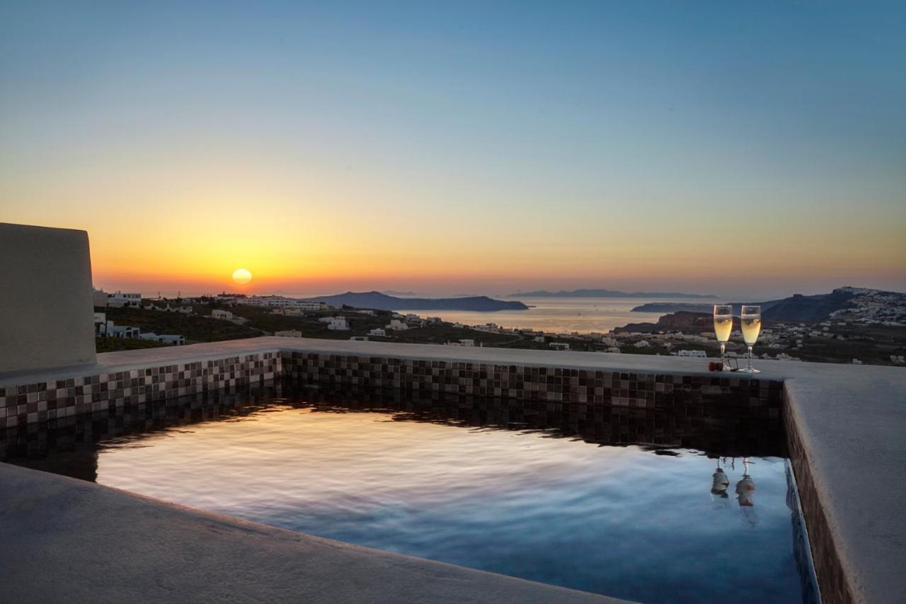 My Santorini Villa, Pyrgos Luxury Экстерьер фото